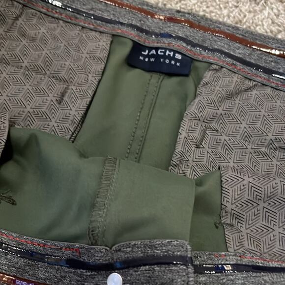 Mens Jachs NY Performance Tech Shorts 36 (2 pair) Poly Spandex Blue Green Golf - Picture 9 of 16